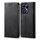 Custodia per telefono in pelle flip con texture denim per Honor 90 GT (nera) Custodia per telefono in pelle flip con texture denim per Honor 90 GT (nera)
