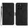 Custodia per telefono in pelle goffrata con cuciture per Honor X8b (nera)