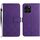 Custodia per telefono in pelle con trama a griglia rombica per Honor X8b (viola) Custodia per telefono in pelle con trama a griglia rombica per Honor X8b (viola)