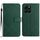 Custodia per telefono in pelle con texture a griglia rombica per Honor X8b (verde) Custodia per telefono in pelle con texture a griglia rombica per Honor X8b (verde)