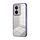 Per vivo iQOO Z7x Custodia per telefono con foro sottile con placcatura trasparente (viola)