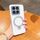 Custodia per telefono antiurto in TPU con supporto Xiaomi 14 (bianca)