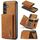Per Samsung Galaxy S24+ 5G DG.MING Serie M1 Portafoglio multi-carta 3 pieghe + Custodia magnetica per telefono (marrone) Per Samsung Galaxy S24+ 5G DG.MING Serie M1 Portafoglio multi-carta 3 pieghe + Custodia magnetica per telefono (marrone)