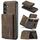 Per Samsung Galaxy S24+ 5G DG.MING Serie M1 Portafoglio multi-carta 3 pieghe + Custodia magnetica per telefono (caffè) Per Samsung Galaxy S24+ 5G DG.MING Serie M1 Portafoglio multi-carta 3 pieghe + Custodia magnetica per telefono (caffè)