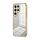 Custodia per telefono con foro fine con placcatura trasparente per Samsung Galaxy S24 Ultra 5G (oro)