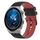 Per Huawei Watch GT3 42mm 20mm Cinturino in silicone bicolore a scacchi (nero + rosso)