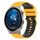 Per Huawei Watch GT3 42mm 20mm Cinturino in silicone bicolore a scacchi (giallo + nero) Per Huawei Watch GT3 42mm 20mm Cinturino in silicone bicolore a scacchi (giallo + nero)