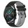 Per Huawei Watch GT2 42mm 20mm Cinturino in silicone bicolore a scacchi (nero + grigio) Per Huawei Watch GT2 42mm 20mm Cinturino in silicone bicolore a scacchi (nero + grigio)