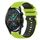 Per Huawei Watch GT2 42mm 20mm Cinturino in silicone bicolore a scacchi (verde lime + nero) Per Huawei Watch GT2 42mm 20mm Cinturino in silicone bicolore a scacchi (verde lime + nero)