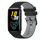 Cinturino per orologio in silicone bicolore a scacchi da 20 mm For Honor Watch ES (nero + grigio) Cinturino per orologio in silicone bicolore a scacchi da 20 mm For Honor Watch ES (nero + grigio)