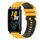 Cinturino per orologio in silicone bicolore a scacchi da 20 mm For Honor Watch ES (giallo + nero) Cinturino per orologio in silicone bicolore a scacchi da 20 mm For Honor Watch ES (giallo + nero)
