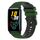 Cinturino per orologio in silicone bicolore a scacchi da 20 mm For Honor Watch ES (verde Amy + nero) Cinturino per orologio in silicone bicolore a scacchi da 20 mm For Honor Watch ES (verde Amy + nero)