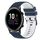 Cinturino per orologio in silicone bicolore a scacchi da 42 mm 20 mm per Honor MagicWatch2 (blu scuro + bianco) Cinturino per orologio in silicone bicolore a scacchi da 42 mm 20 mm per Honor MagicWatch2 (blu scuro + bianco)