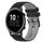 Cinturino per orologio in silicone bicolore a scacchi da 42 mm 20 mm per Honor MagicWatch2 (nero + grigio) Cinturino per orologio in silicone bicolore a scacchi da 42 mm 20 mm per Honor MagicWatch2 (nero + grigio)