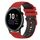Cinturino per orologio in silicone bicolore a scacchi da 42 mm 20 mm per Honor MagicWatch2 (rosso + nero) Cinturino per orologio in silicone bicolore a scacchi da 42 mm 20 mm per Honor MagicWatch2 (rosso + nero)