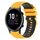 Cinturino per orologio in silicone bicolore a scacchi da 42 mm 20 mm per Honor MagicWatch2 (giallo + nero) Cinturino per orologio in silicone bicolore a scacchi da 42 mm 20 mm per Honor MagicWatch2 (giallo + nero)