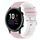Cinturino per orologio in silicone bicolore a scacchi da 42 mm 20 mm per Honor MagicWatch2 (rosa + bianco) Cinturino per orologio in silicone bicolore a scacchi da 42 mm 20 mm per Honor MagicWatch2 (rosa + bianco)