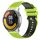 Per Xiaomi Watch Color 2 Cinturino in silicone bicolore a scacchi da 22 mm (verde lime + nero) Per Xiaomi Watch Color 2 Cinturino in silicone bicolore a scacchi da 22 mm (verde lime + nero)