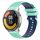 Per Xiaomi Watch Color 2 Cinturino in silicone bicolore a scacchi da 22 mm (verde acqua + blu) Per Xiaomi Watch Color 2 Cinturino in silicone bicolore a scacchi da 22 mm (verde acqua + blu)