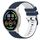 Per Xiaomi Watch Sport 22mm Cinturino in silicone bicolore a scacchi (blu scuro + bianco) Per Xiaomi Watch Sport 22mm Cinturino in silicone bicolore a scacchi (blu scuro + bianco)