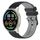 Per Xiaomi Watch Sport 22mm Cinturino in silicone bicolore a scacchi (nero + grigio) Per Xiaomi Watch Sport 22mm Cinturino in silicone bicolore a scacchi (nero + grigio)