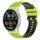 Per Xiaomi Watch Sport 22mm Cinturino in silicone bicolore a scacchi (verde lime + nero) Per Xiaomi Watch Sport 22mm Cinturino in silicone bicolore a scacchi (verde lime + nero)