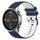 Per Xiaomi Watch Color 22mm Cinturino in silicone bicolore a scacchi (blu scuro + bianco) Per Xiaomi Watch Color 22mm Cinturino in silicone bicolore a scacchi (blu scuro + bianco)