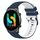 Per Xiaomi Haylou RT2 LS10 Cinturino in silicone bicolore a scacchi da 22 mm (blu scuro + bianco) Per Xiaomi Haylou RT2 LS10 Cinturino in silicone bicolore a scacchi da 22 mm (blu scuro + bianco)