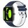 Per Xiaomi Haylou RS4 LS12 Cinturino in silicone bicolore a scacchi da 22 mm (blu scuro + bianco) Per Xiaomi Haylou RS4 LS12 Cinturino in silicone bicolore a scacchi da 22 mm (blu scuro + bianco)