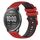 Per Xiaomi Haylou RT LS05S Cinturino per orologio in silicone bicolore a scacchi da 22 mm (rosso + nero) Per Xiaomi Haylou RT LS05S Cinturino per orologio in silicone bicolore a scacchi da 22 mm (rosso + nero)