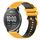 Per Xiaomi Haylou RT LS05S Cinturino per orologio in silicone bicolore a scacchi da 22 mm (giallo + nero) Per Xiaomi Haylou RT LS05S Cinturino per orologio in silicone bicolore a scacchi da 22 mm (giallo + nero)