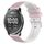 Per Xiaomi Haylou RT LS05S Cinturino in silicone bicolore a scacchi da 22 mm (rosa + bianco) Per Xiaomi Haylou RT LS05S Cinturino in silicone bicolore a scacchi da 22 mm (rosa + bianco)