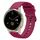 Per Garmin Venu 2S 18mm cinturino in silicone morbido a tinta unita (bordeaux)
