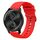 Per Garmin VivoMove Style 20mm Cinturino in silicone morbido a tinta unita (rosso)