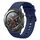 Per Huawei Watch 2 Cinturino per orologio in silicone morbido tinta unita da 20 mm (blu navy) Per Huawei Watch 2 Cinturino per orologio in silicone morbido tinta unita da 20 mm (blu navy)