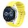Per Huawei Watch GT3 46mm 22mm Cinturino in silicone morbido a tinta unita (giallo)