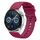 Per Huawei Watch GT3 46mm 22mm Cinturino in silicone morbido a tinta unita (rosso vino) Per Huawei Watch GT3 46mm 22mm Cinturino in silicone morbido a tinta unita (rosso vino)