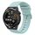 Per Huawei Watch GT Runner 22mm Cinturino in silicone morbido a tinta unita (verde zaffiro) Per Huawei Watch GT Runner 22mm Cinturino in silicone morbido a tinta unita (verde zaffiro)