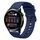 Per Huawei Watch 3 Cinturino per orologio in silicone morbido tinta unita da 22 mm (blu navy) Per Huawei Watch 3 Cinturino per orologio in silicone morbido tinta unita da 22 mm (blu navy)