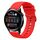 For Huawei Watch 3 22mm Solid Color Soft Silicone Watch Band(Red)