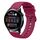 Per Huawei Watch 3 Cinturino per orologio in silicone morbido a tinta unita da 22 mm (rosso vino) Per Huawei Watch 3 Cinturino per orologio in silicone morbido a tinta unita da 22 mm (rosso vino)