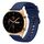 For Honor Watch GS 3 22mm Cinturino in silicone morbido a tinta unita (blu navy) For Honor Watch GS 3 22mm Cinturino in silicone morbido a tinta unita (blu navy)