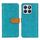 Custodia per telefono in pelle goffrata floreale europea per Honor X8b (blu) Custodia per telefono in pelle goffrata floreale europea per Honor X8b (blu)