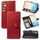 Per Samsung Galaxy S24 5G Custodia per telefono in pelle con fibbia in tinta unita retrò (rossa) Per Samsung Galaxy S24 5G Custodia per telefono in pelle con fibbia in tinta unita retrò (rossa)
