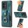 Custodia per telefono a portafoglio con carta ad anello retrò per Honor 100 (verde) Custodia per telefono a portafoglio con carta ad anello retrò per Honor 100 (verde)