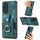 Custodia per telefono a portafoglio con carta ad anello retrò per Honor X50 (verde) Custodia per telefono a portafoglio con carta ad anello retrò per Honor X50 (verde)