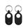 Per Samsung Galaxy SmartTag2 con custodia protettiva in silicone con portachiavi, stile: fibbia rotonda nera Per Samsung Galaxy SmartTag2 con custodia protettiva in silicone con portachiavi, stile: fibbia rotonda nera