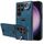 Per Samsung Galaxy S24 Ultra 5G Custodia per telefono con anello per slot per scheda di vitello (blu) Per Samsung Galaxy S24 Ultra 5G Custodia per telefono con anello per slot per scheda di vitello (blu)