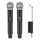 PULUZ da 1 a 2 microfoni wireless con display LED, trasmettitore da 6,35 mm (nero) PULUZ da 1 a 2 microfoni wireless con display LED, trasmettitore da 6,35 mm (nero)