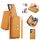Per Samsung Galaxy S24 5G Custodia a tracolla multifunzionale con cerniera in pelle Litchi (Arancione) Per Samsung Galaxy S24 5G Custodia a tracolla multifunzionale con cerniera in pelle Litchi (Arancione)